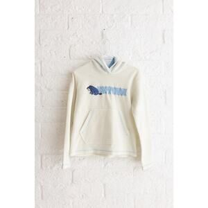 Vintage Winnie the Pooh Eeyore White Fleece Hoodie Size Women’s Small